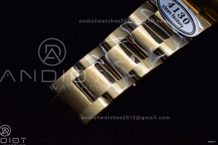 Daytona Best YG Edition SA4130 1:1 Black V2 Clean 116505 Dial on Bracelet 0208